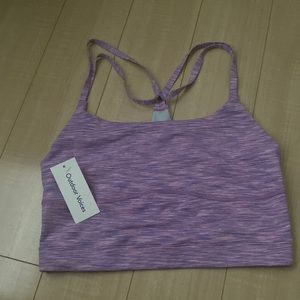 NWT outdoor voices flow crop top- hydrangea